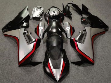 Carenado Moto Honda CBR1000RR 2017-2023 - Plata Rojo Negro Brillante