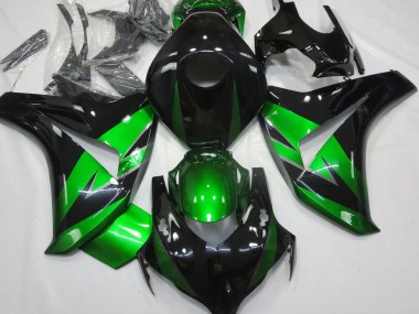 Carenado Moto Honda CBR1000RR 2008-2011 - Verde Negro Brillante