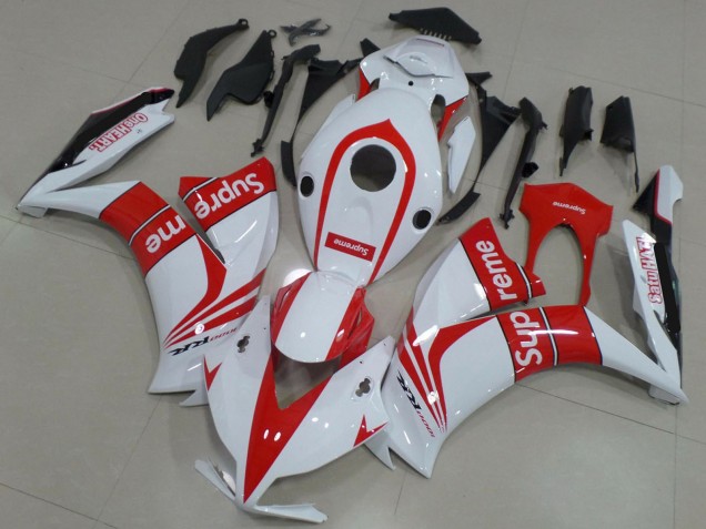 Carenado Moto Honda CBR1000RR 2012-2016 - Blanco Rojo Supreme