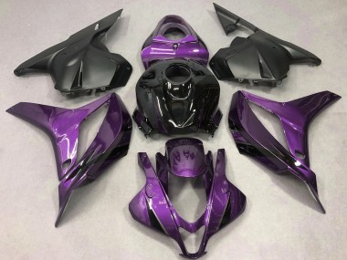 Carenado Moto Honda CBR600RR 2009-2012 - Púrpura Negro Brillante OEM Estilo