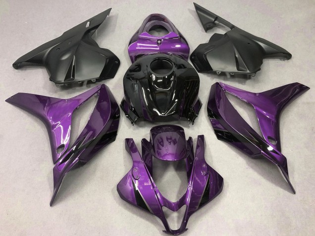 Carenado Moto Honda CBR600RR 2009-2012 - Púrpura Negro Brillante OEM Estilo