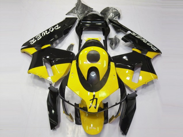 Carenado Moto Honda CBR600RR 2003-2004 - Amarillo Negro Brillante Power