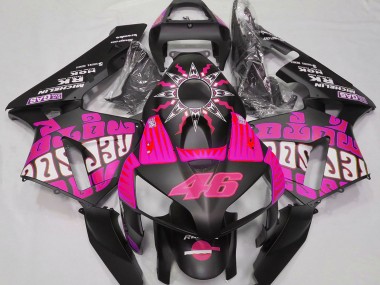 Carenado Moto Honda CBR600RR 2003-2004 - Hot Rosa Negro Brillante Rossi Repsol