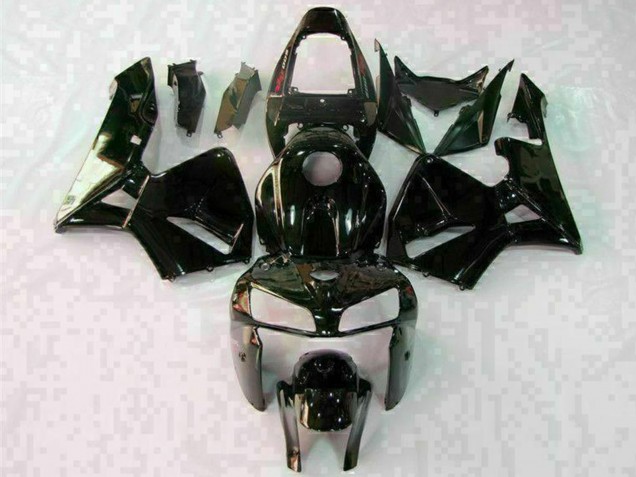 Carenado Moto Honda CBR600RR 2005-2006 - Negro Brillante Blanco
