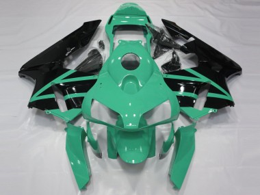 Carenado Moto Honda CBR600RR 2003-2004 - Verde Menta Negro Brillante