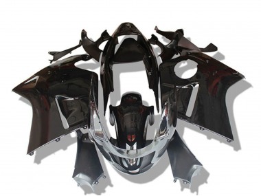 Carenado Moto Honda CBR1100XX Blackbird 1996-2007 - Negro Brillante Gris