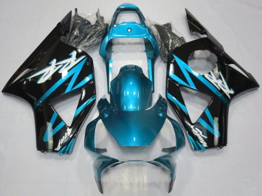 Carenado Moto Honda CBR954RR 2002-2003 - Azul Claro Negro Brillante