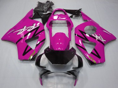 Kits Carenados Moto Honda CBR954RR 2002-2003 - Rosa Negro Brillante
