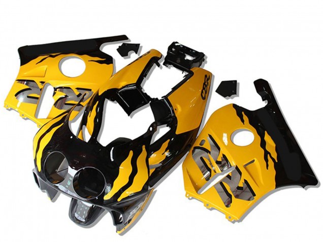 Carenado Moto Honda CBR250RR 1990-1998 - Amarillo Negro Brillante RR