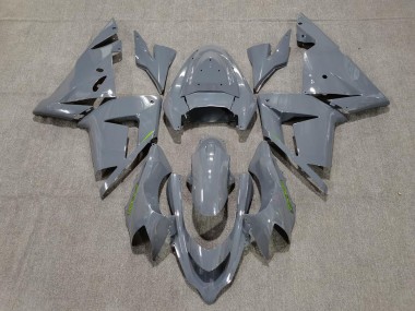 Carenado Moto Kawasaki ZX10R 2004-2005 - Gris Brillante Verde