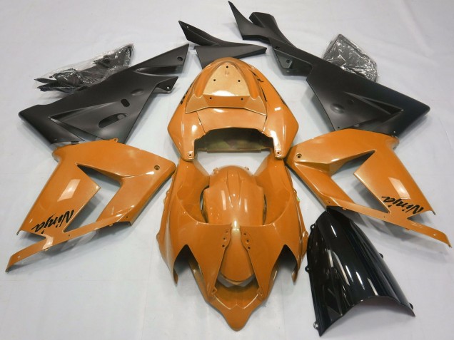 Carenado Moto Kawasaki ZX10R 2004-2005 - Naranja Perla Negro