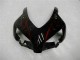 Carenado Moto Honda CBR1000RR 2004-2005 - Negro Brillante Rojo Llama