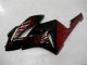 Carenado Moto Honda CBR1000RR 2004-2005 - Negro Brillante Rojo Llama