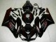 Carenado Moto Honda CBR1000RR 2004-2005 - Negro Brillante Rojo Llama