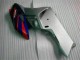 Carenado Moto Honda CBR1000RR 2004-2005 - Plata Rojo Azul Negro Raya