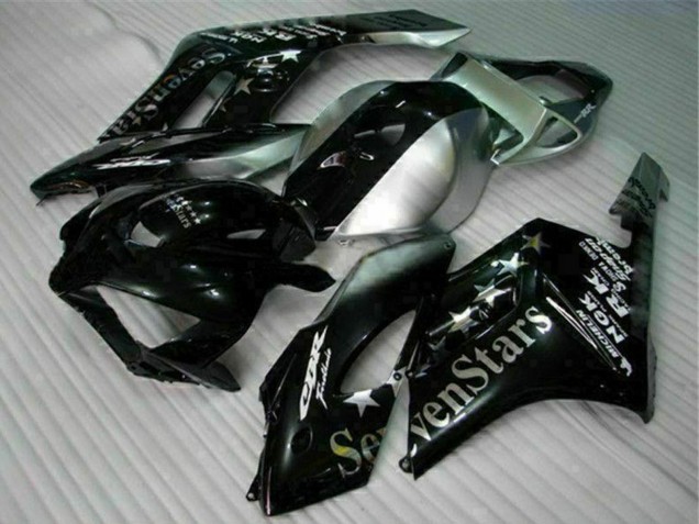 Carenado Moto Honda CBR1000RR 2004-2005 - Plata Negro Brillante SevenStars