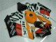 Carenado Moto Honda CBR1000RR 2004-2005 - Naranja Blanco Rojo Negro Repsol