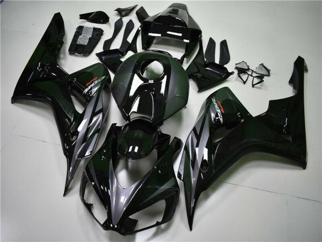 Carenado Moto Honda CBR1000RR 2004-2005 - Negro Brillante Gris