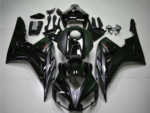 Carenado Moto Honda CBR1000RR 2004-2005 - Negro Brillante Gris