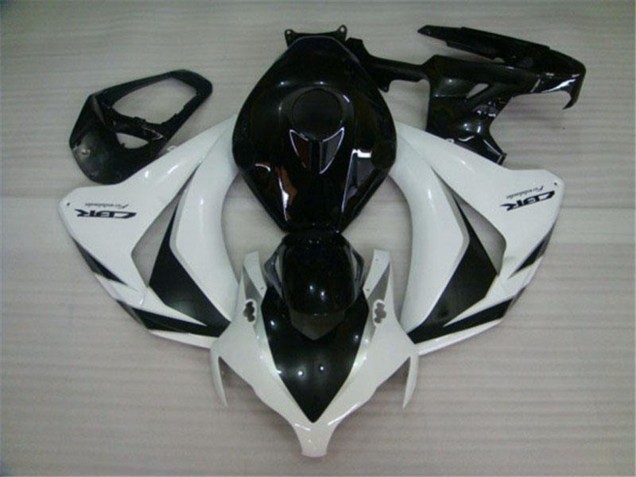 Kits Carenado Moto Honda CBR1000RR 2008-2011 - Blanco Negro Brillante