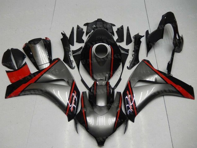 Carenados Moto Honda CBR1000RR 2008-2011 - Gris Rojo Negro Brillante