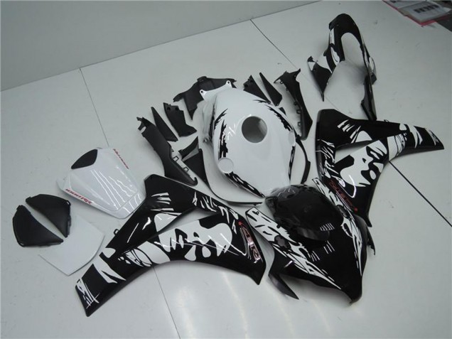 Carenado ABS Honda CBR1000RR 2008-2011 - Blanco Negro Brillante