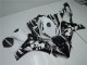 Carenado ABS Honda CBR1000RR 2008-2011 - Blanco Negro Brillante