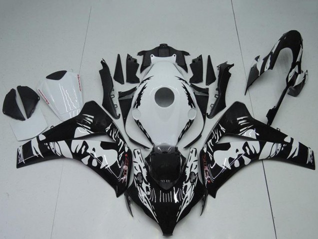 Carenado ABS Honda CBR1000RR 2008-2011 - Blanco Negro Brillante