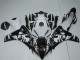 Carenado ABS Honda CBR1000RR 2008-2011 - Blanco Negro Brillante