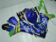 Carenado Moto Honda CBR1000RR 2008-2011 - Azul Amarillo Verde MoviStar Castrol
