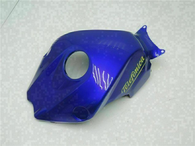 Carenado Moto Honda CBR1000RR 2008-2011 - Azul Amarillo Verde MoviStar Castrol