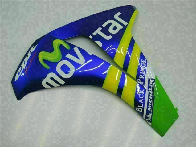 Carenado Moto Honda CBR1000RR 2008-2011 - Azul Amarillo Verde MoviStar Castrol