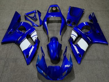 Carenado Moto Yamaha R6 1998-2002 - Azul Blanco
