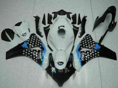 Carenados Moto Honda CBR1000RR 2008-2011 - Blanco Azul Negro Brillante