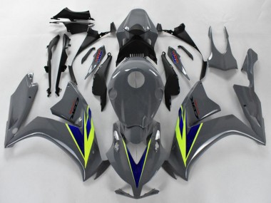 Carenado Moto Honda CBR1000RR 2012-2016 - Nardo Gris Azul Fluo Amarillo