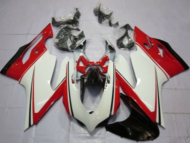 Carenado Moto Ducati 899 1199 2011-2014 - Blanco Rojo Verde Negro Brillante