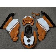 Carenado Moto Ducati 749 999 2003-2004 - Blanco Naranja Negro Brillante