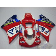Carenado Moto Ducati 748 916 996 998 1993-2005 - Blanco Rojo Azul Fila