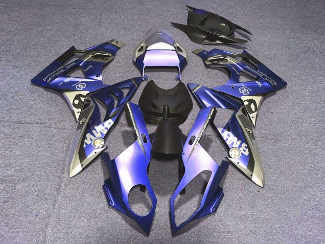 Carenado Moto BMW S1000RR 2017-2018 - Plata Azul Negro