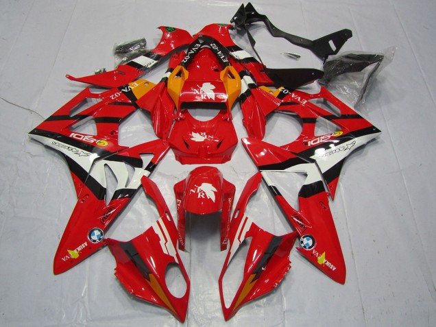 Carenado Moto BMW S1000RR 2017-2018 - Rojo Blanco Negro