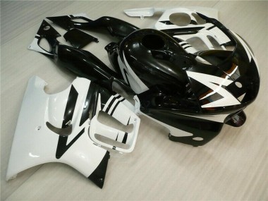 Carenado Moto Honda CBR600 F3 1995-1996 - Blanco Negro Brillante