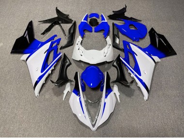 Carenado Moto Triumph Daytona 675 2013-2016 - Blanco Azul Negro Brillante