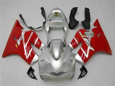 Kits Carenado Moto Honda CBR600 F4i 2001-2003 - Plata Rojo