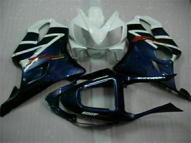 Carenado Moto Honda CBR600 F4i 2001-2003 - Blanco Azul Negro Raya