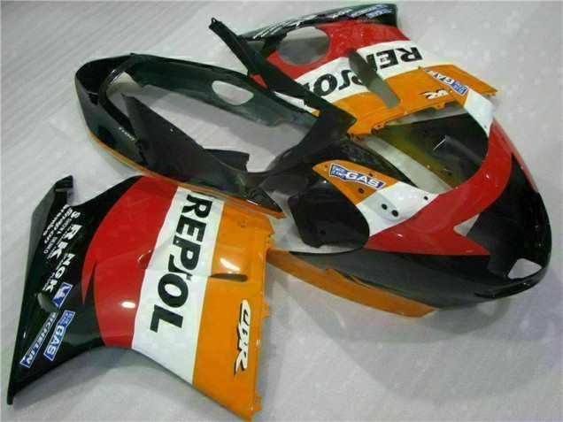 Carenados Moto Honda CBR1100XX Blackbird 1996-2007 - Naranja Blanco Rojo Negro Brillante Repsol