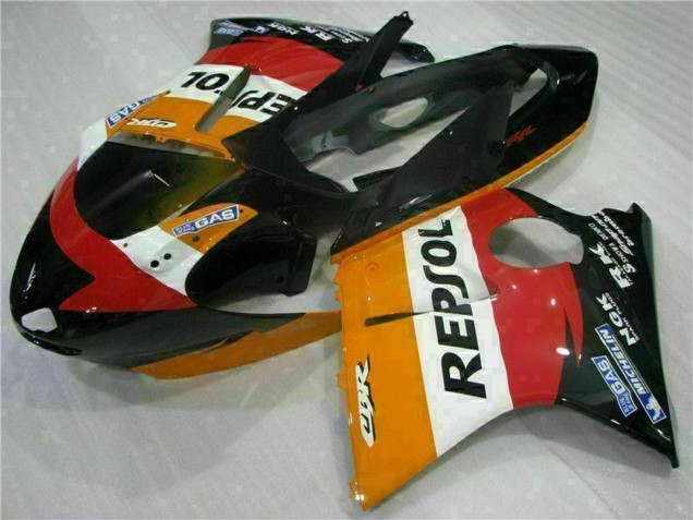Carenados Moto Honda CBR1100XX Blackbird 1996-2007 - Naranja Blanco Rojo Negro Brillante Repsol
