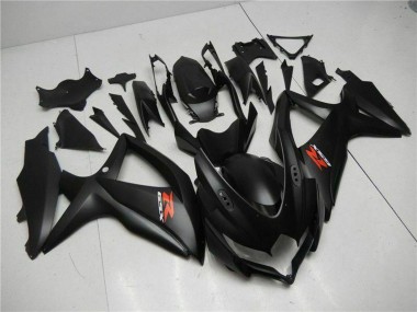 Carenado Moto Suzuki GSXR 600/750 2008-2010 - Negro Mate Rojo