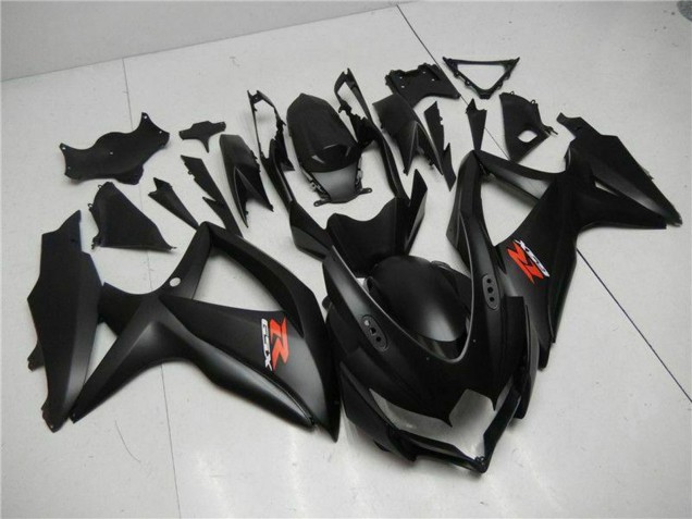 Carenado Moto Suzuki GSXR 600/750 2008-2010 - Negro Mate Rojo