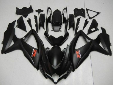 Carenado Moto Suzuki GSXR 600/750 2008-2010 - Negro Mate Rojo
