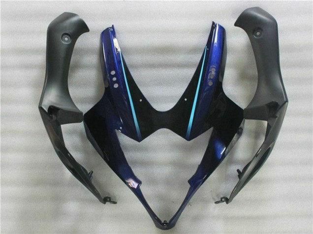 Kits Carenados Moto Suzuki GSXR 1000 2005-2006 - Blanco Azul Negro Brillante